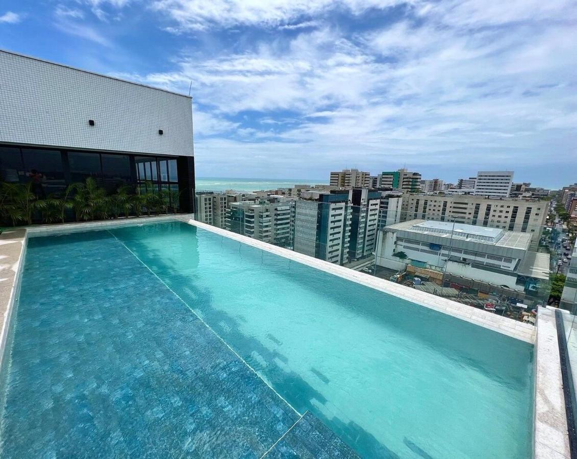 Edificio Sky Concept - Apt 1003 - Quarto E Sala Com Ar Condicionado, Piscina, Academia, Area Kids, Proximo A Praias Turisticas E Bares Badalados Масейо Екстер'єр фото